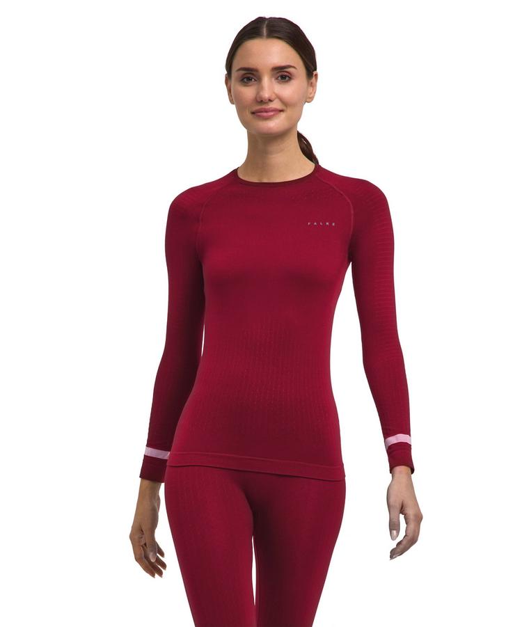 Falke Falke Baselayer- Warm Series Funktionsshirt Damen - merlot (8117) - 0 | SportScheck