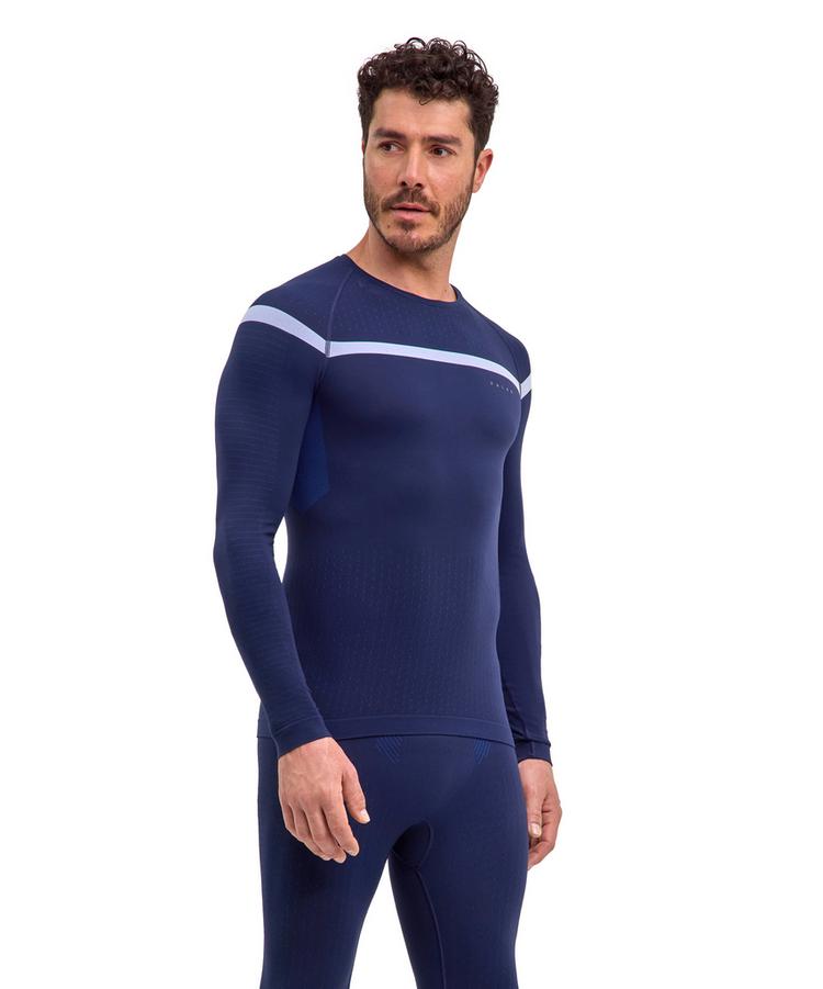Falke Falke Longlseeved Shirt Trend Funktionsshirt Herren - space blue (6116) - 0 | SportScheck