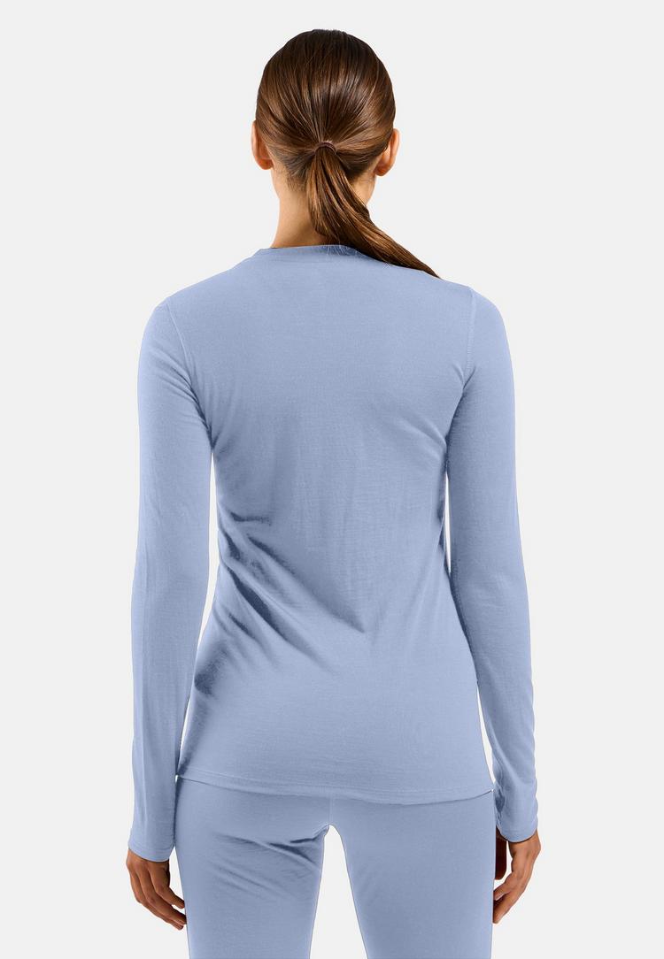 Odlo Odlo Natural Merino 160 Langarmshirt Funktionsshirt Damen - Blue heron(21073) - 1 | SportScheck