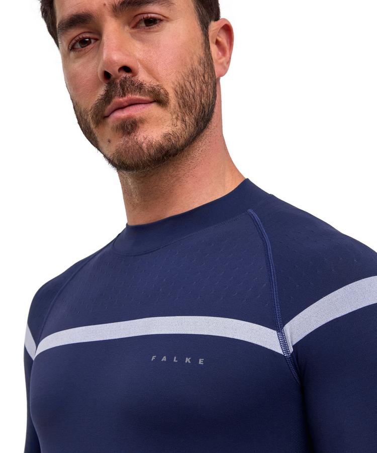 Falke Falke Longsleeve Shirt Turtlen Trend Funktionsshirt Herren - space blue (6116) - 1 | SportScheck