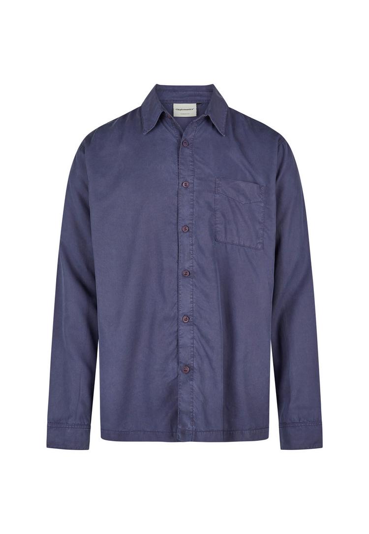 Cleptomanicx Cleptomanicx Easy Langarmhemd Herren - Nightshadow Blue - 0 | SportScheck