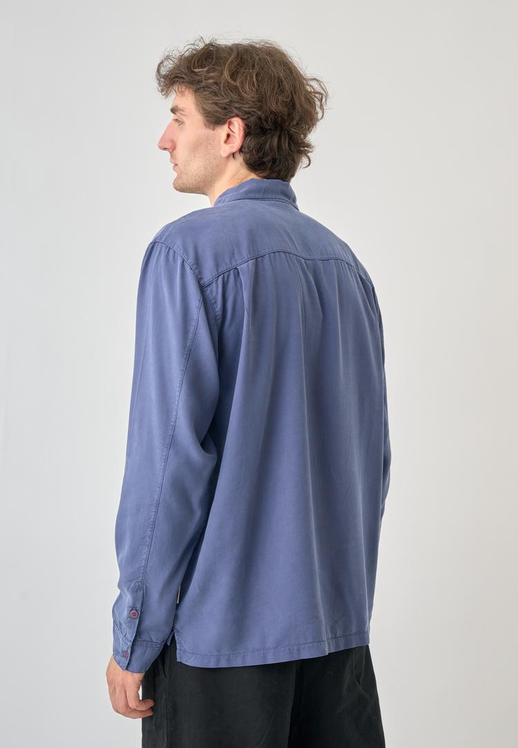 Cleptomanicx Cleptomanicx Easy Langarmhemd Herren - Nightshadow Blue - 2 | SportScheck