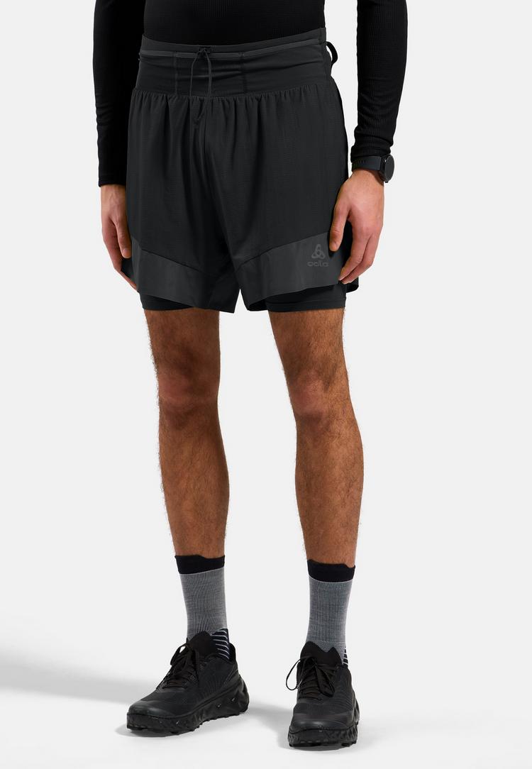 Odlo Odlo X-Alp 6 Inch 2-in-1-Trailrun-Shorts 2.1 Laufshorts Herren - black(15000) - 0 | SportScheck