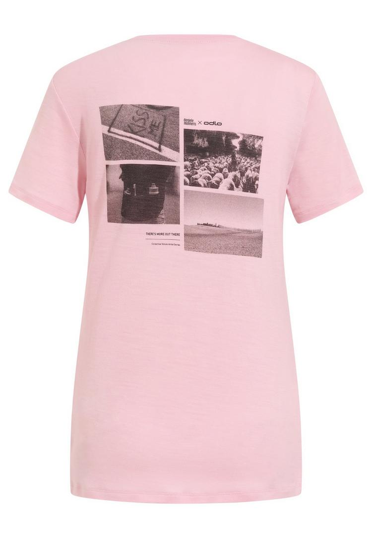 Odlo Odlo Cubic Light T‑Shirt Funktionsshirt Damen - hyper pink melange(30324) - 0 | SportScheck