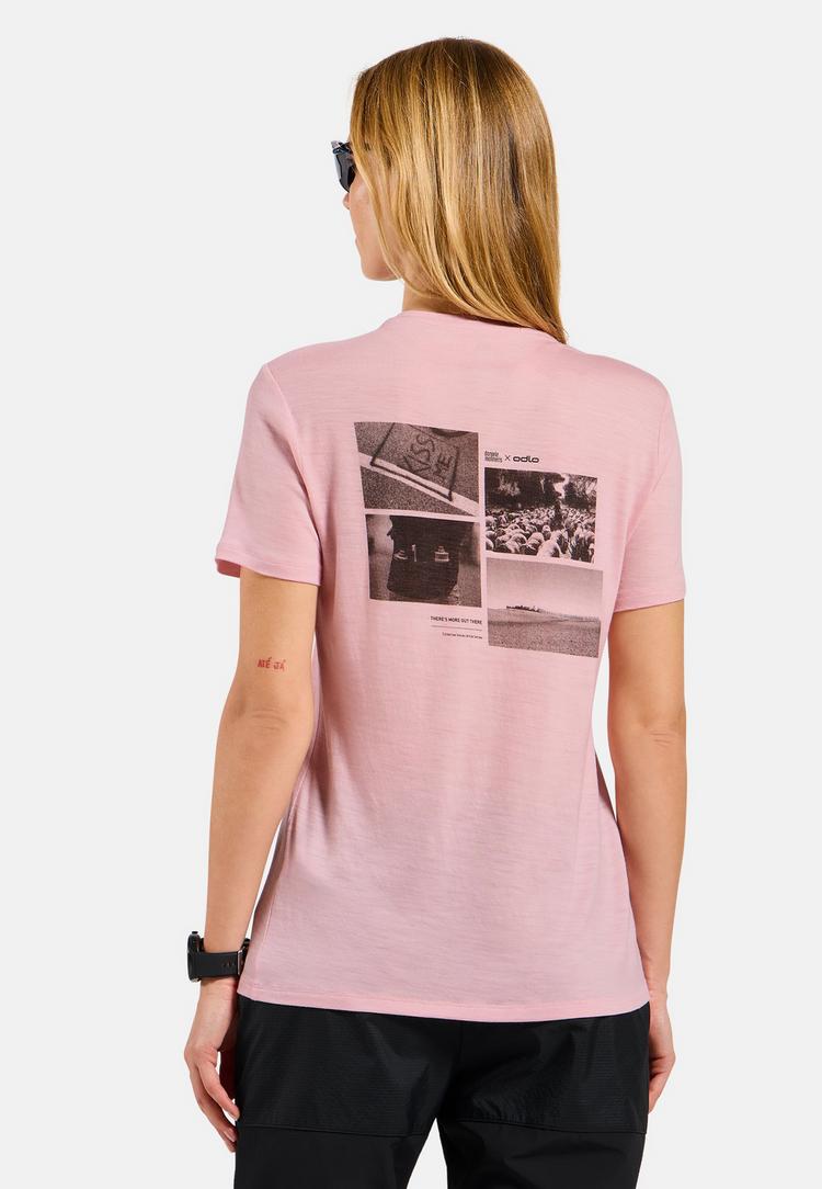 Odlo Odlo Cubic Light T‑Shirt Funktionsshirt Damen - hyper pink melange(30324) - 1 | SportScheck