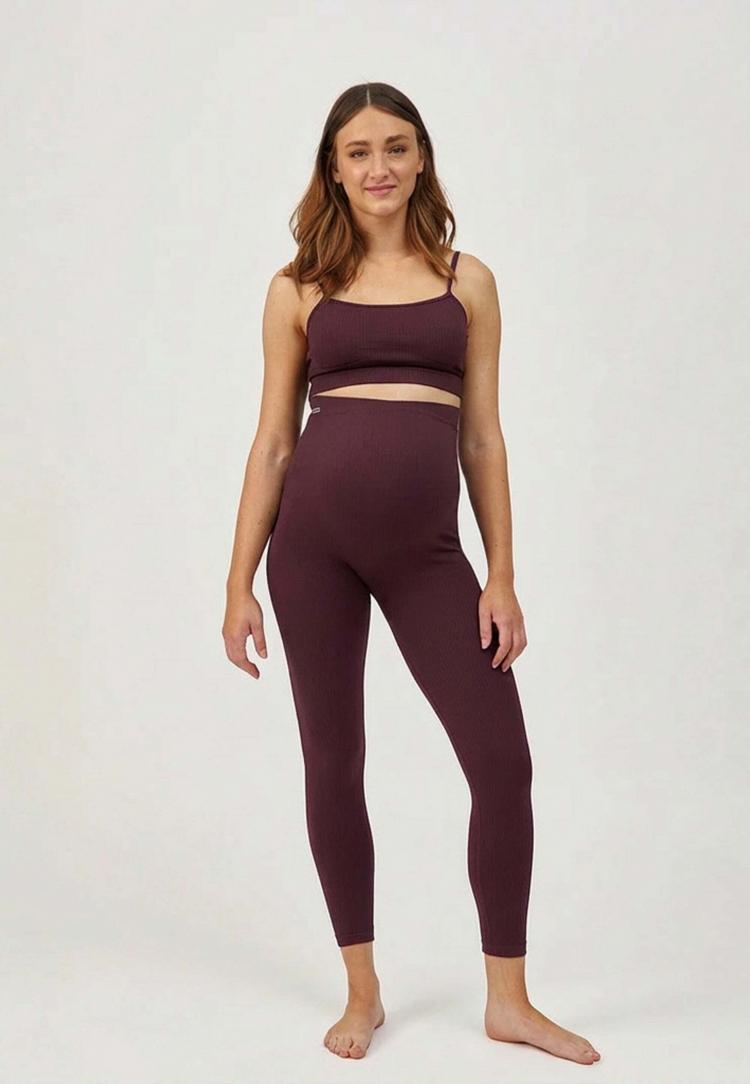 Snocks Snocks Umstandsleggings Tights Damen - Dunkelrot - 0 | SportScheck