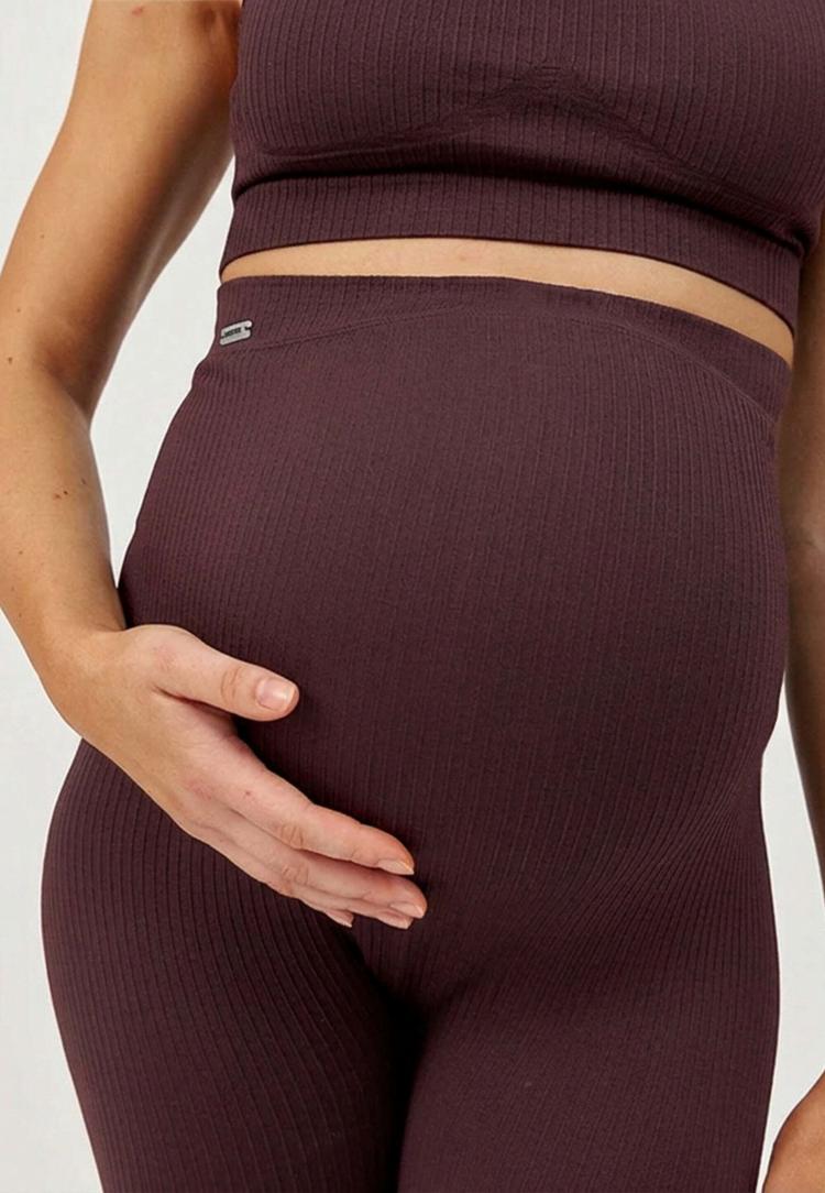 Snocks Snocks Umstandsleggings Tights Damen - Dunkelrot - 2 | SportScheck