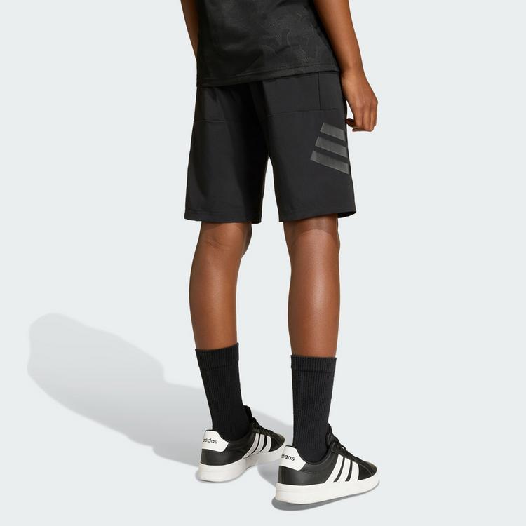 adidas adidas SPORT ICONS LANGE 3-STREIFEN SHORTS Funktionsshorts Kinder - Black / Black - 1 | SportScheck