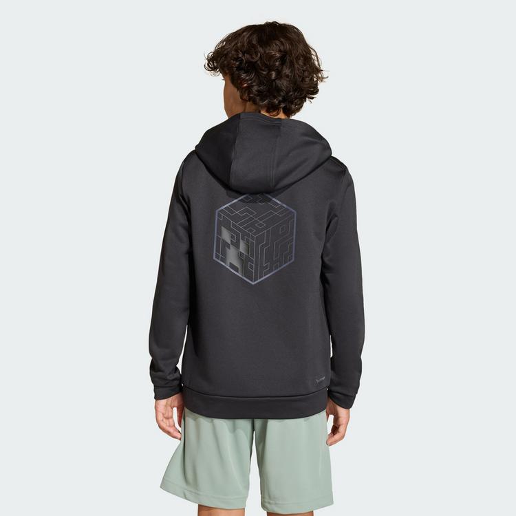 adidas adidas adidas Minecraft Training Hoodie Hoodie Kinder - Black - 1 | SportScheck