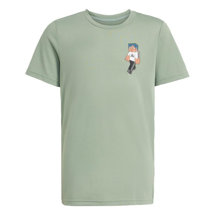 adidas adidas Adidas Minecraft Training T-Shirt T-Shirt Kinder - Silver Green - 0 | SportScheck
