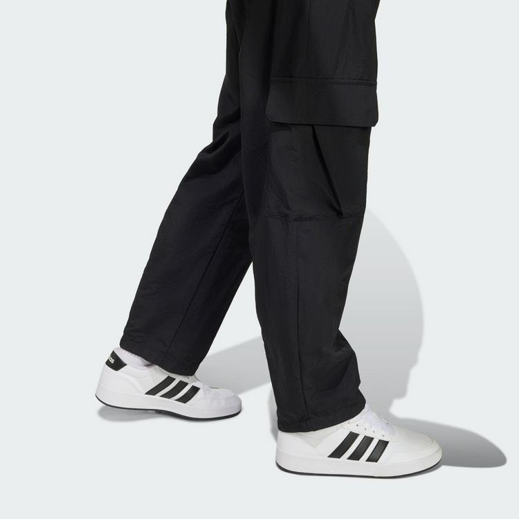 adidas adidas FUTURE ICONS CARGO O-SHAPED HOSE, Cargohose Kinder - Black / Black - 0 | SportScheck