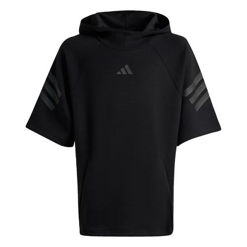 adidas FUTURE ICONS 3-STREIFEN KURZARM-HOODIE Hoodie Kinder