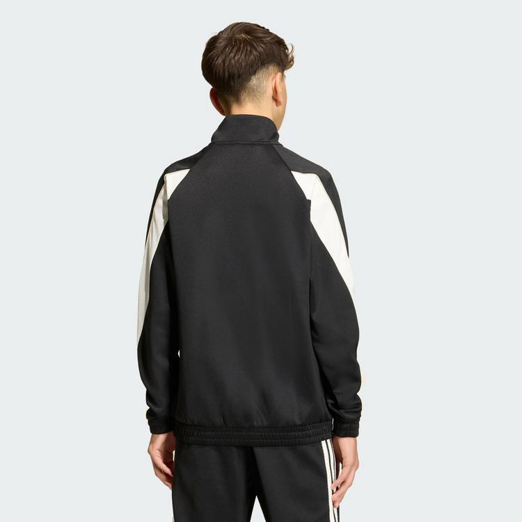 adidas adidas STADIUM TRAININGSJACKE Trainingsanzug Kinder - Black / Off White - 1 | SportScheck