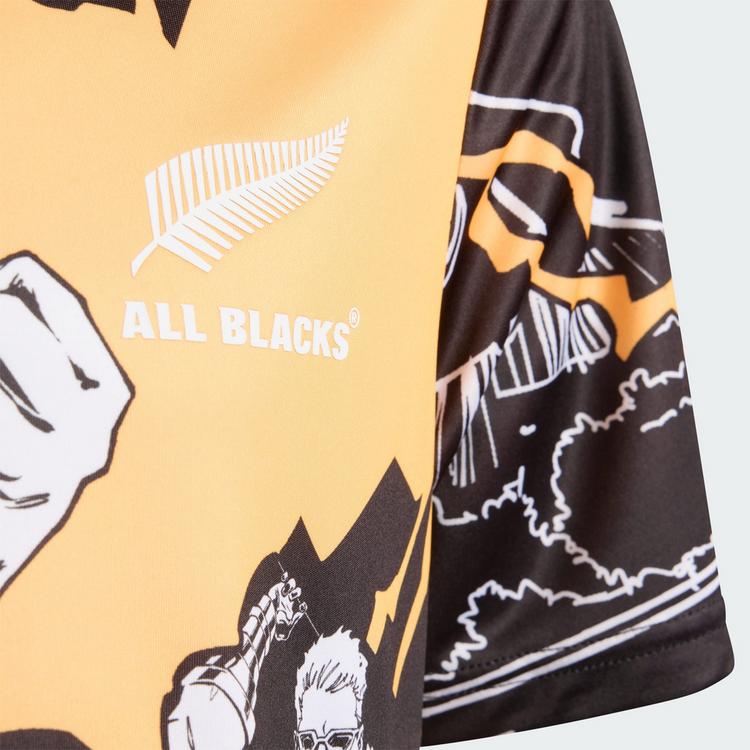 adidas adidas ALL BLACKS MARVEL CAPTAINS RUN JERSEY Funktionsshirt Kinder - Black - 1 | SportScheck