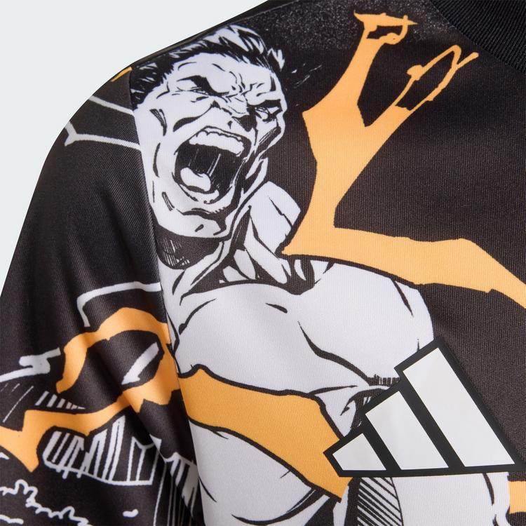 adidas adidas ALL BLACKS MARVEL CAPTAINS RUN JERSEY Funktionsshirt Kinder - Black - 2 | SportScheck