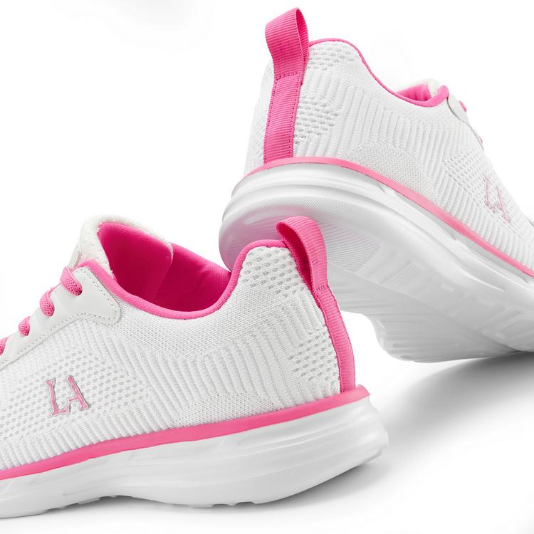 Lascana Lascana Sneaker Sneaker Damen - wei&szlig;/pink - 2 | SportScheck