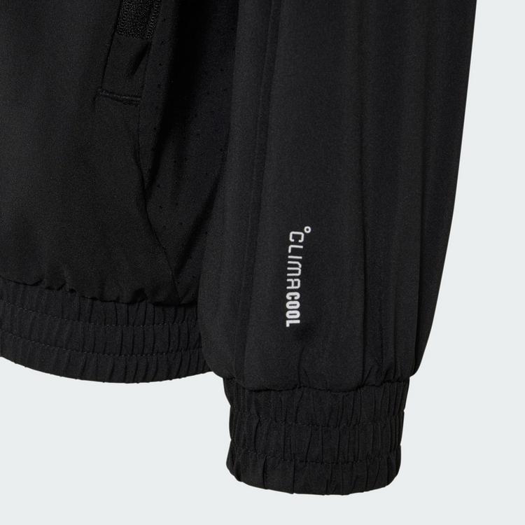 adidas adidas TECH APPAREL TRACK TOP Trainingsjacke Kinder - Black / Black / Reflective Silver - 2 | SportScheck