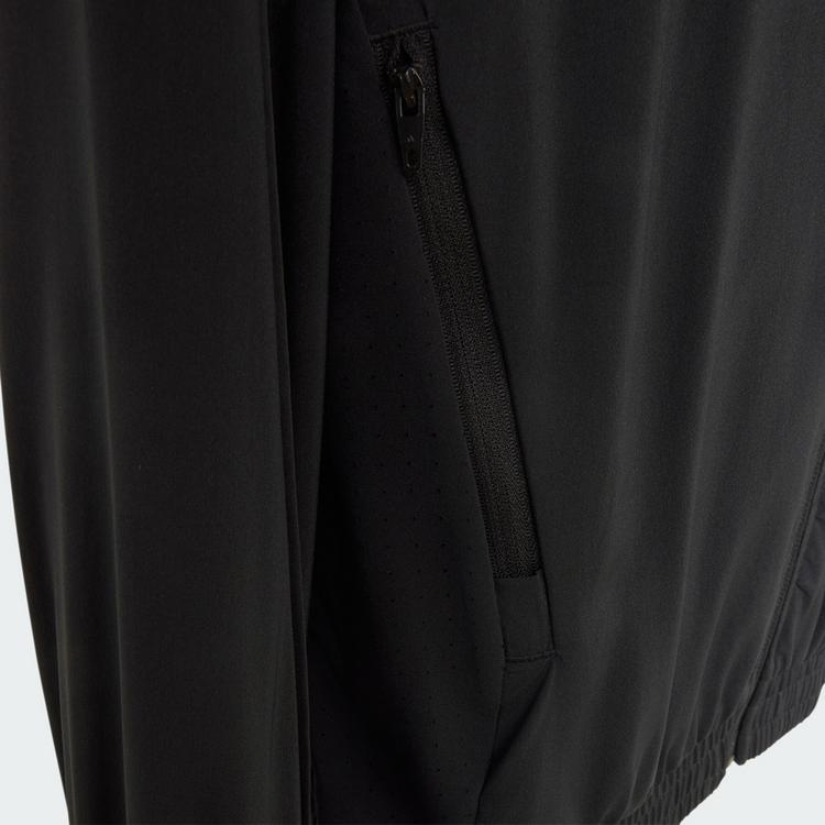 adidas adidas TECH APPAREL TRACK TOP Trainingsjacke Kinder - Black / Black / Reflective Silver - 3 | SportScheck