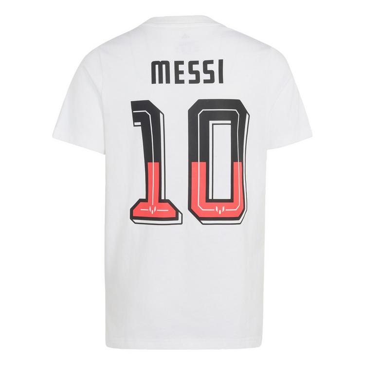 adidas adidas MESSI NAME&NUMBER GRAFIK T-SHIRT Funktionsshirt Kinder - White - 0 | SportScheck