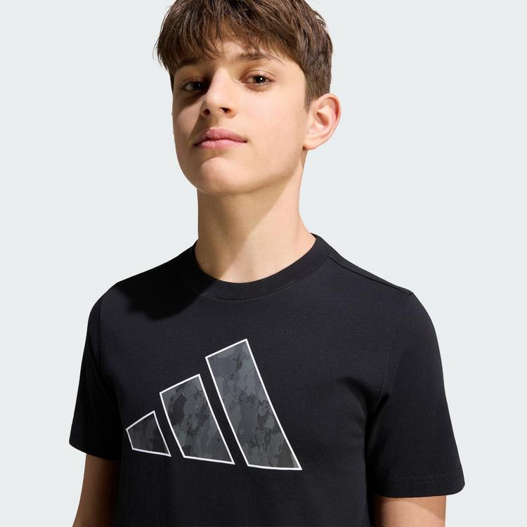 adidas adidas CAMO GRAFIK KIDS T-SHIRT T-Shirt Kinder - Black - 0 | SportScheck