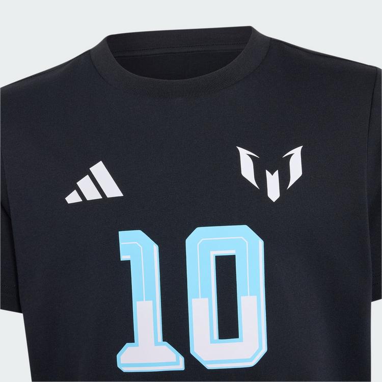adidas adidas MESSI NAME&NUMBER GRAFIK T-SHIRT Funktionsshirt Kinder - Black - 3 | SportScheck