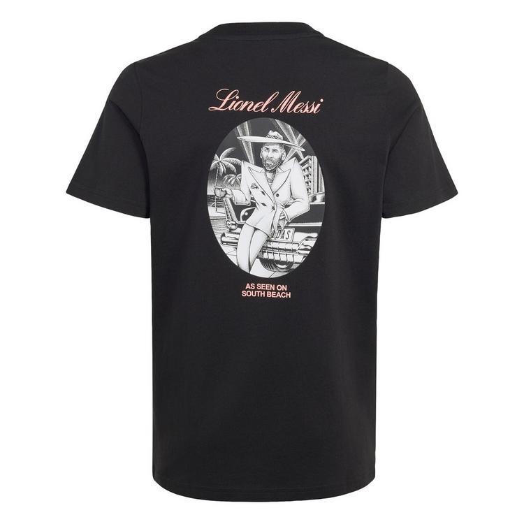 adidas adidas MESSI ICON GRAFIKPRINT T-SHIRT Funktionsshirt Kinder - Black - 0 | SportScheck