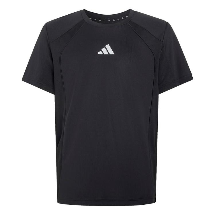 adidas adidas TECH APPAREL CLIMACOOL T-SHIRT T-Shirt Kinder - Black / Reflective Silver - 0 | SportScheck