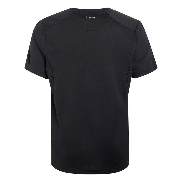 adidas adidas TECH APPAREL CLIMACOOL T-SHIRT T-Shirt Kinder - Black / Reflective Silver - 0 | SportScheck