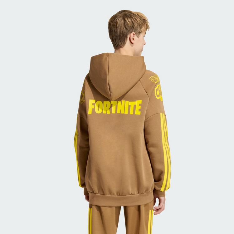 adidas adidas adidas x FORTNITE HOODIE Sweatshirt Hoodie Kinder - Brown Desert / Yellow - 1 | SportScheck