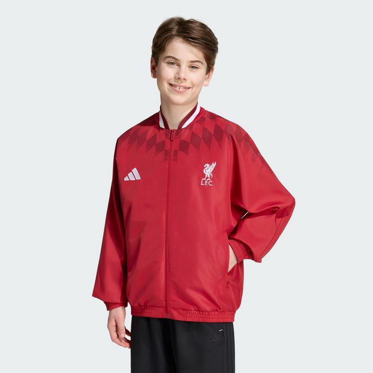 adidas adidas FC Liverpool Stadium Kids Trainingsjacke Trainingsjacke Kinder - Active Maroon - 0 | SportScheck