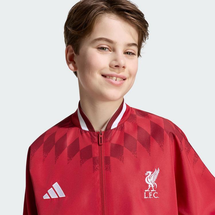 adidas adidas FC Liverpool Stadium Kids Trainingsjacke Trainingsjacke Kinder - Active Maroon - 0 | SportScheck