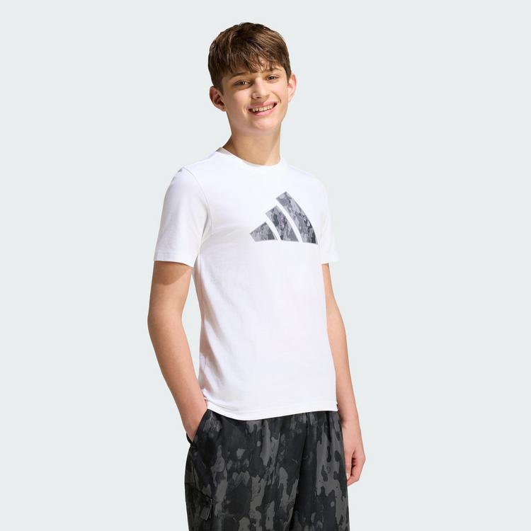 adidas adidas CAMO GRAFIK KIDS T-SHIRT T-Shirt Kinder - White - 0 | SportScheck