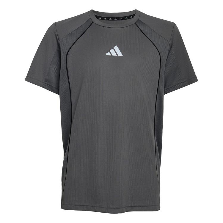 adidas adidas TECH APPAREL CLIMACOOL T-SHIRT T-Shirt Kinder - Grey Five / Reflective Silver - 0 | SportScheck