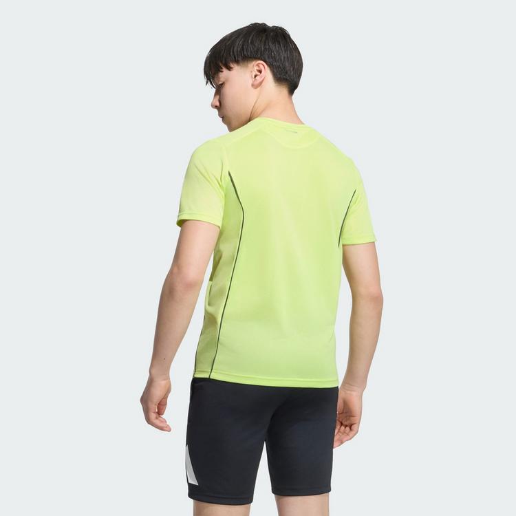 adidas adidas TECH APPAREL CLIMACOOL T-SHIRT T-Shirt Kinder - Frozen Lemon / Reflective Silver - 1 | SportScheck