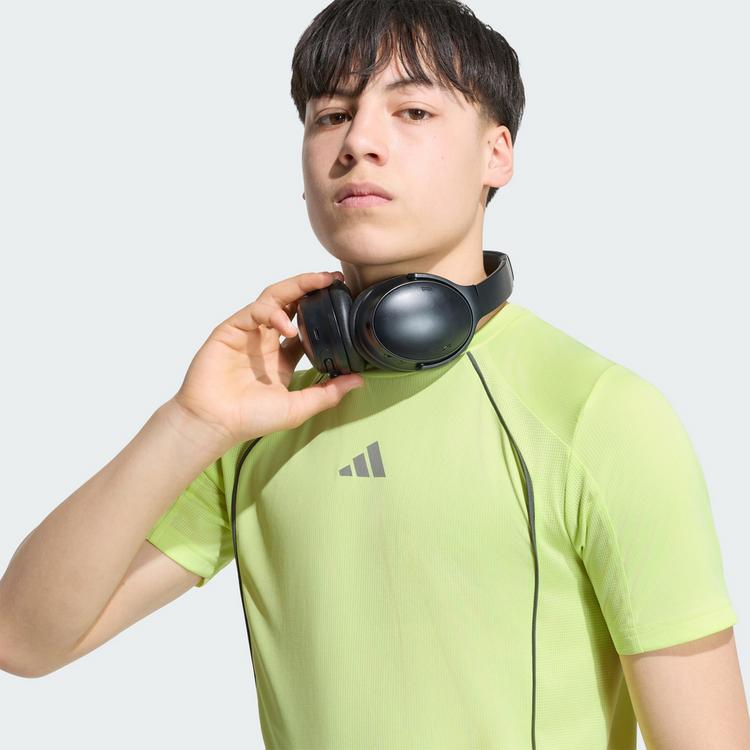 adidas adidas TECH APPAREL CLIMACOOL T-SHIRT T-Shirt Kinder - Frozen Lemon / Reflective Silver - 0 | SportScheck