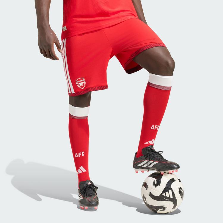 adidas adidas FC Arsenal 26/27 Authentic Heimshorts Fu&szlig;ballshorts Herren - Better Scarlet / White - 1 | SportScheck