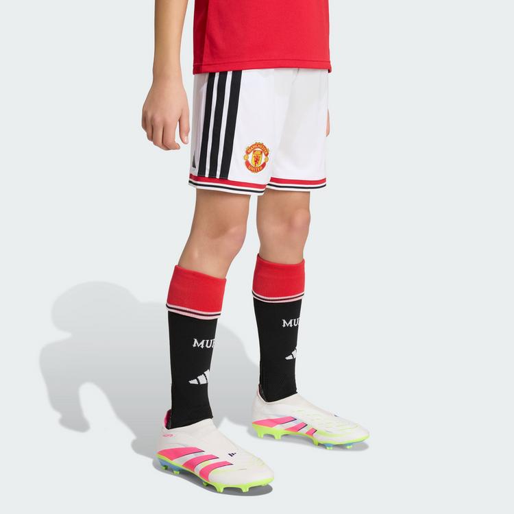 adidas adidas Manchester United 26/27 Kids Heimshorts Fu&szlig;ballshorts Kinder - White - 2 | SportScheck