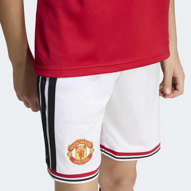 adidas adidas Manchester United 26/27 Kids Heimshorts Fu&szlig;ballshorts Kinder - White - 0 | SportScheck