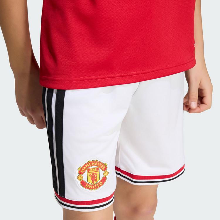 adidas adidas Manchester United 26/27 Kids Heimshorts Fu&szlig;ballshorts Kinder - White - 1 | SportScheck