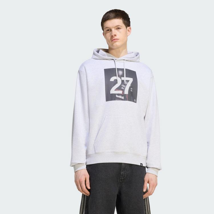 adidas adidas AUDI FORMULA ONE TEAM NICO H&Uuml;LKENBERG Hoodie Herren - Light Grey Heather - 0 | SportScheck
