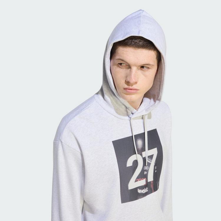adidas adidas AUDI FORMULA ONE TEAM NICO H&Uuml;LKENBERG Hoodie Herren - Light Grey Heather - 0 | SportScheck