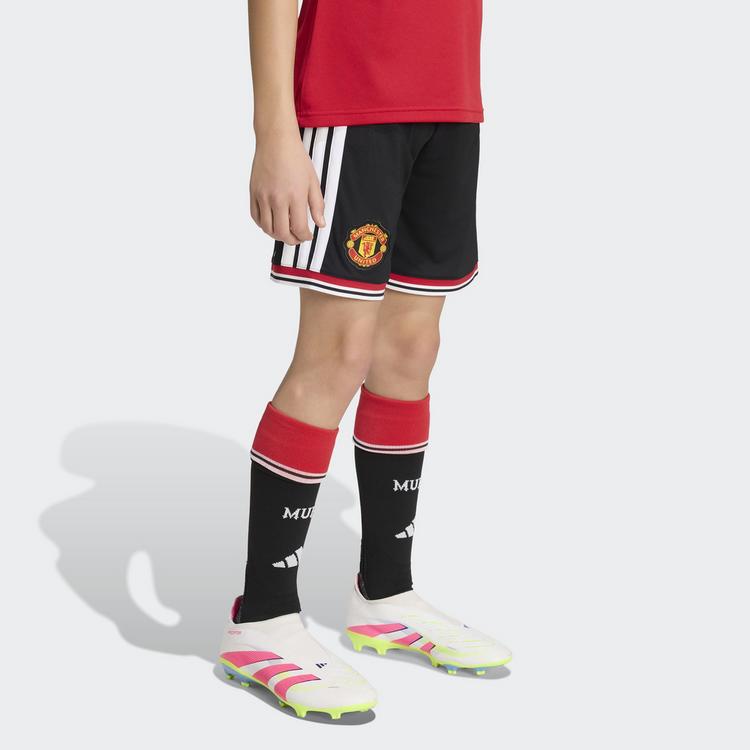 adidas adidas Manchester United 26/27 Kids Heimshorts Fu&szlig;ballshorts Kinder - Black - 0 | SportScheck