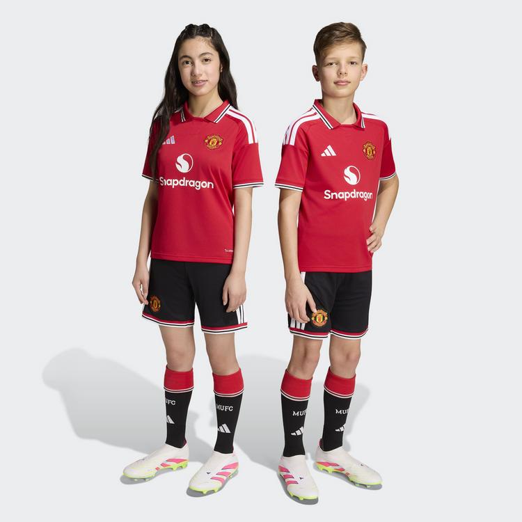 adidas adidas Manchester United 26/27 Kids Heimshorts Fu&szlig;ballshorts Kinder - Black - 1 | SportScheck