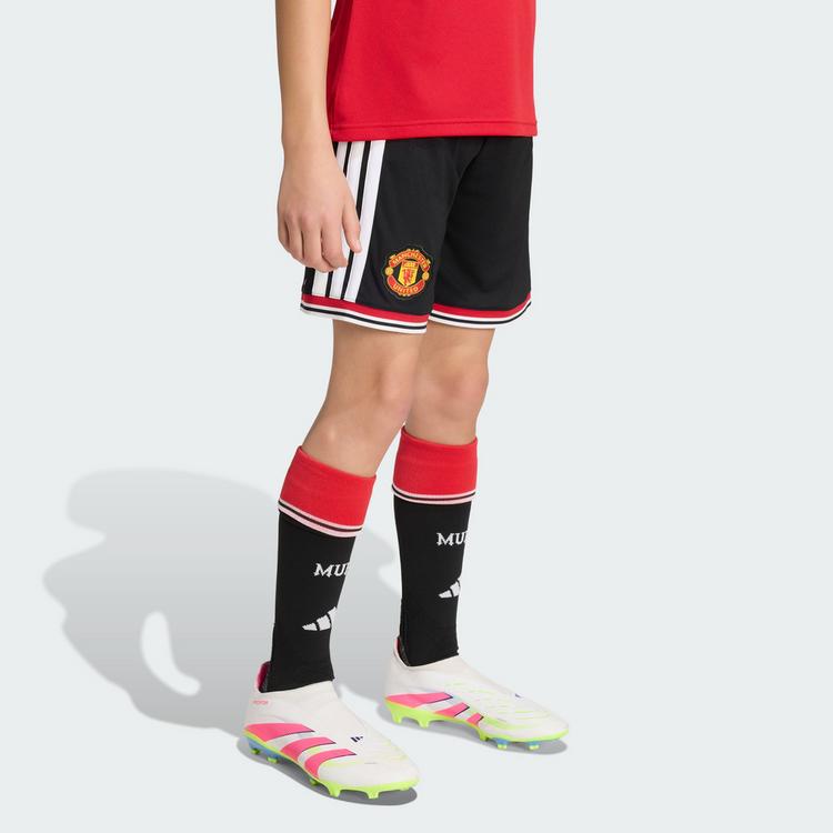 adidas adidas Manchester United 26/27 Kids Heimshorts Fu&szlig;ballshorts Kinder - Black - 2 | SportScheck