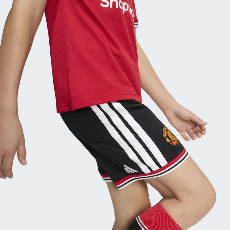 adidas adidas Manchester United 26/27 Kids Heimshorts Fu&szlig;ballshorts Kinder - Black - 0 | SportScheck
