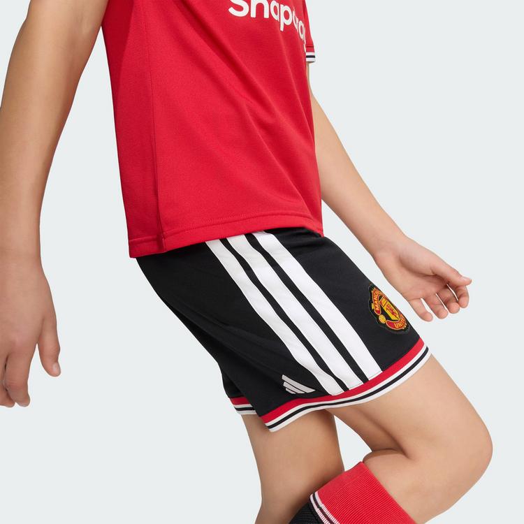 adidas adidas Manchester United 26/27 Kids Heimshorts Fu&szlig;ballshorts Kinder - Black - 1 | SportScheck