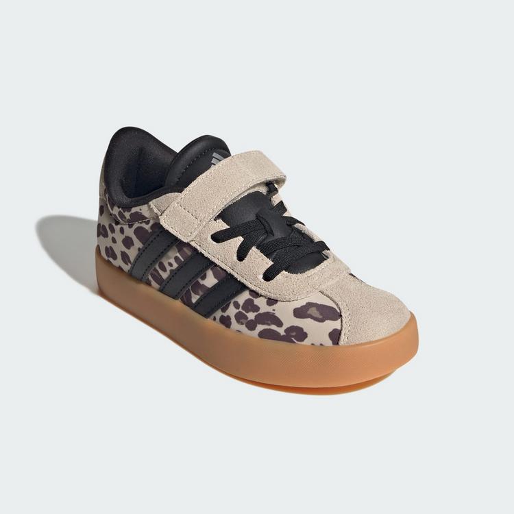 adidas adidas VL COURT 3.0 KIDS SCHUH Sneaker Kinder - Crystal Linen / Core Black / Khaki Six - 7 | SportScheck