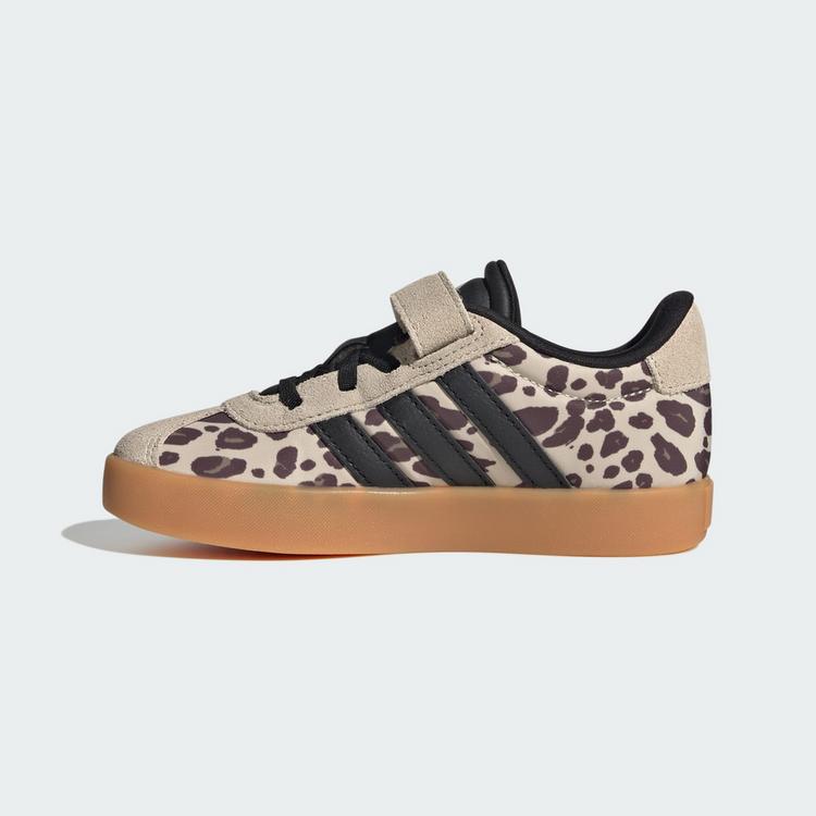 adidas adidas VL COURT 3.0 KIDS SCHUH Sneaker Kinder - Crystal Linen / Core Black / Khaki Six - 11 | SportScheck