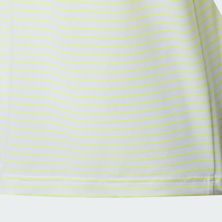 adidas adidas CLIMACOOL GESTREIFTES POLOSHIRT Funktionsshirt Kinder - Solar Lemon / White - 8 | SportScheck
