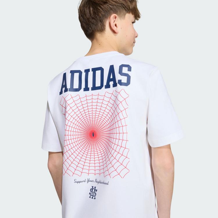 adidas adidas adidas Marvel Spider-Man Grafik T-Shirt T-Shirt Kinder - White / Black - 1 | SportScheck
